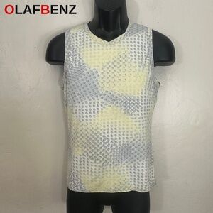 Olaf Benz Sleeveless T Shirt Large runs small Gently worn Made in Germany